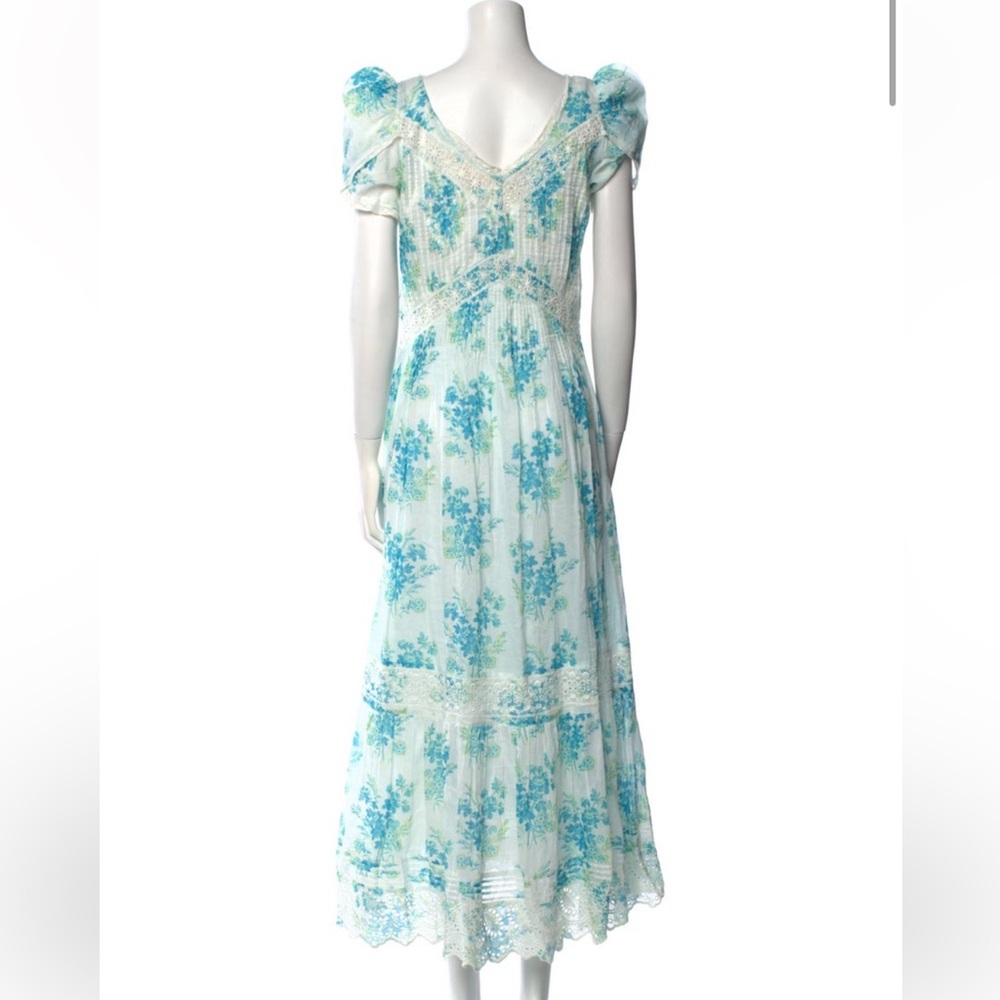 Rare LoveShackFancy Love Shack Fancy Cotton Floral Dress Galil Broderie Anglaise - Picture 2 of 15